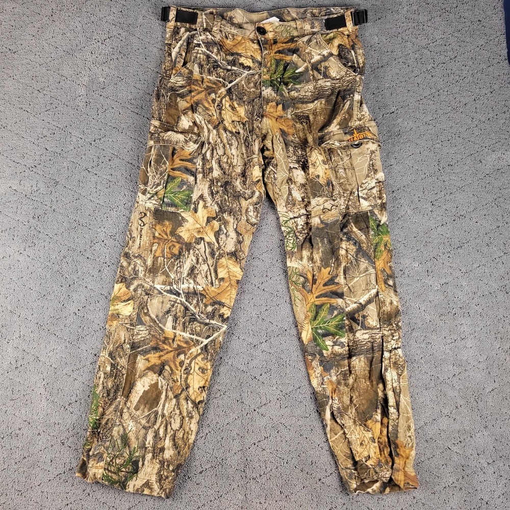 Habit Pants Mens M Camo Cargo Realtree Edge Straight Leg Hunting Hiking